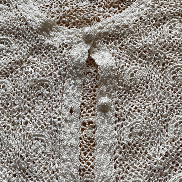 Vintage Crochet Cardigan (M) - Picture 3 of 7
